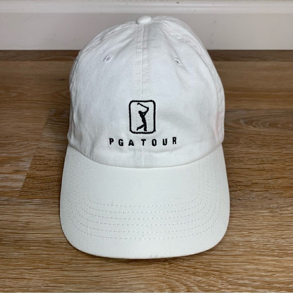 PGA Tour White Classic Standard Cap Hat
